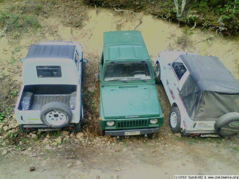 suzuki sj bianco con gli amici